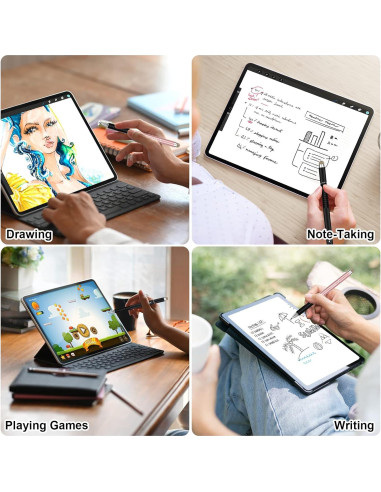 Lápiz Stylus 2 en 1 CCIVV Punta Fina y de Malla para Pantallas Táctiles