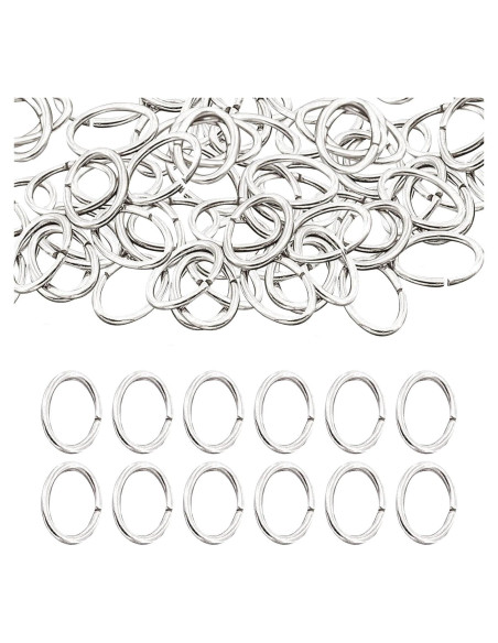 Anillas de Salto de Acero Inoxidable CHGCRAFT 500pcs 6.5x9.6mm