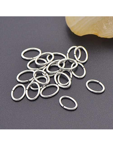 Anillas de Salto de Acero Inoxidable CHGCRAFT 500pcs 6.5x9.6mm