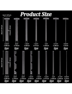 Kit de Encuadernación Acrílica NBEADS 16 Piezas para Scrapbooking 2