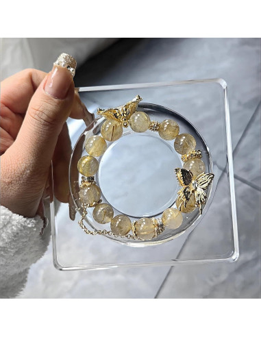 Tablero de cuentas acrílico XLP 10x10 cm para pulseras