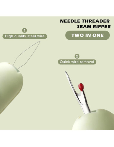 Enhebrador Automático 2 en 1 QIYUDA - 3 Piezas