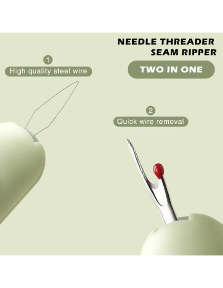 Enhebrador Automático 2 en 1 QIYUDA - 3 Piezas