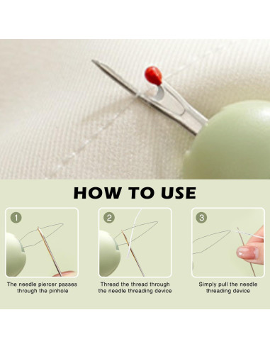 Enhebrador Automático 2 en 1 QIYUDA - 3 Piezas