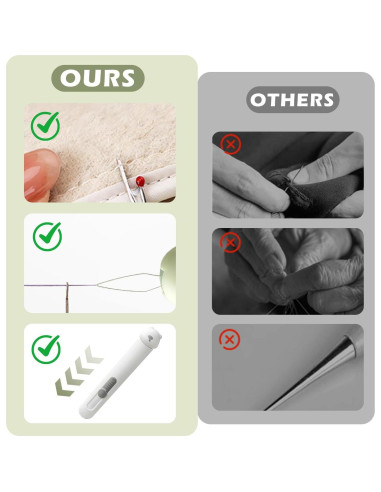 Enhebrador Automático 2 en 1 QIYUDA - 3 Piezas