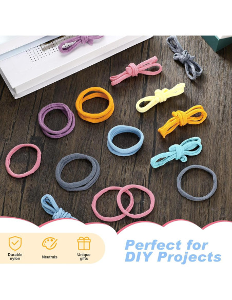 Kit de Tejido Daifunli 600 Lazos 26 cm Multicolor DIY