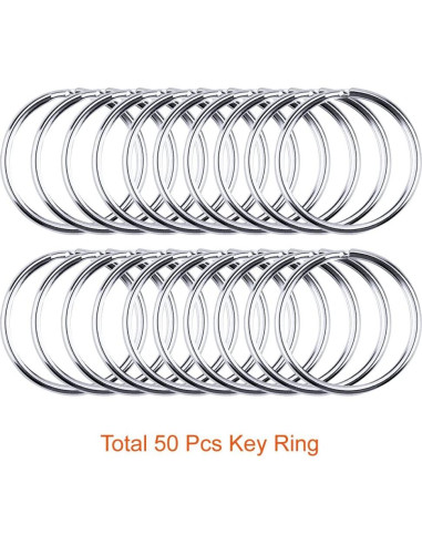 Ganchos Giratorios de Metal PAXCOO 100 Pcs 4.13 cm