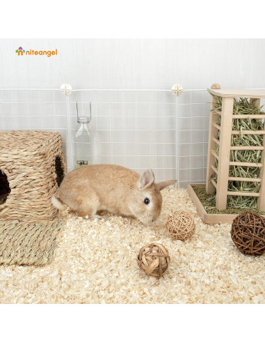 Aserrín de Álamo Niteangel 30L para Hámsteres y Mascotas Pequeñas