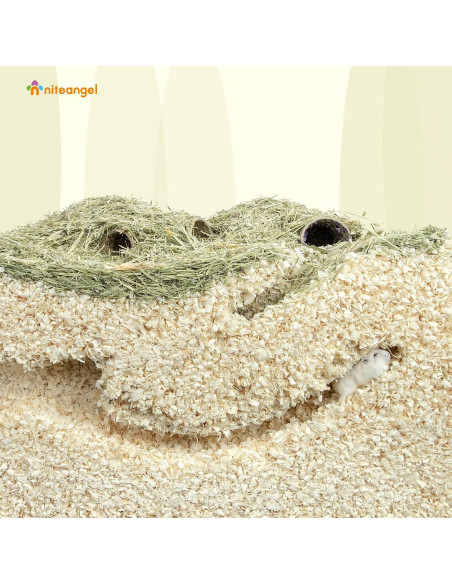 Aserrín de Álamo Niteangel 30L para Hámsteres y Mascotas Pequeñas