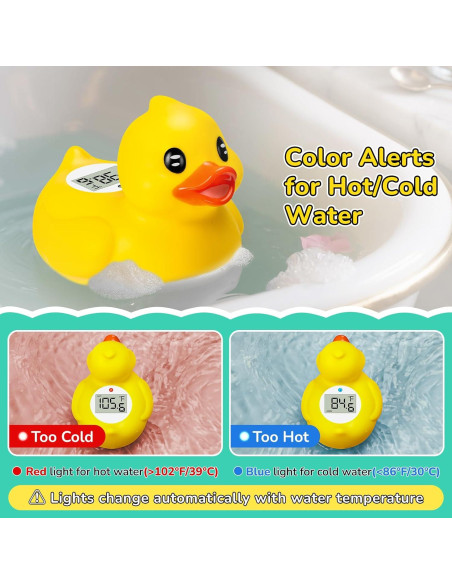Termómetro de baño digital JARMAPOZ pato flotante seguro