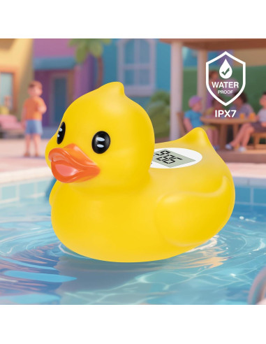 Termómetro de baño digital JARMAPOZ pato flotante seguro