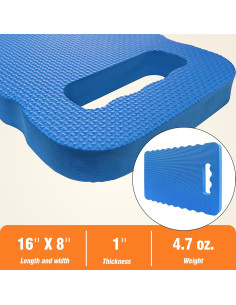 Almohadilla de Rodillas Gardzen 40.64x20.32cm Multiusos Azul 2