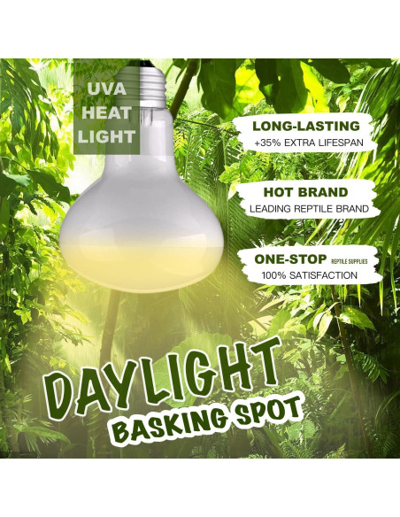 Bombilla de Calor UVA 100W ReptiKing para Reptiles