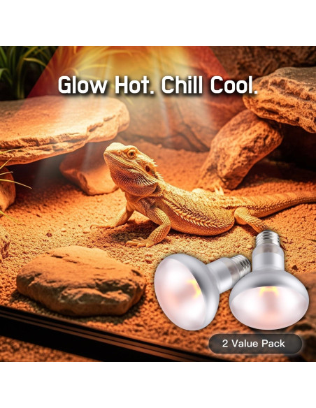 Bombilla de Calor UVA 100W ReptiKing para Reptiles