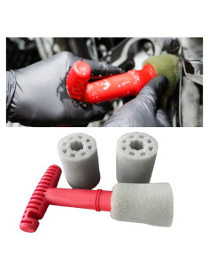 Cepillo de Detalle para Ruedas AICEL con Esponjas Reemplazables