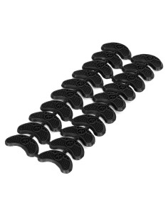 Placas de Talón de Goma Antideslizante uxcell 20 Pcs Negro