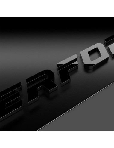 Marco de Placa de Licencia Carvenluxe Negro Ajuste Universal