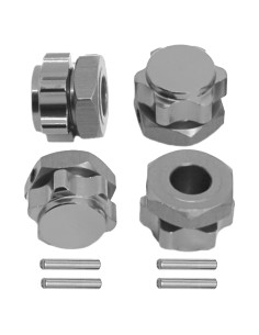 4 Tuercas de Eje de Rueda Aluminio Vgoohobby M17 17mm Titanio