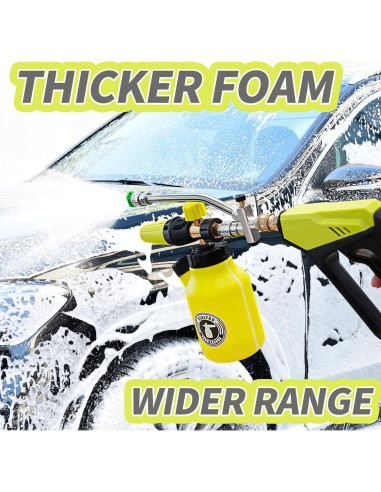 REALYOU Kit de Cañón de Espuma para Lavadora a Presión