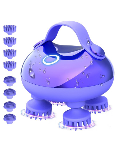 Masajeador de Cuero Cabelludo Eléctrico Viuyougor IPX7 3 Modos