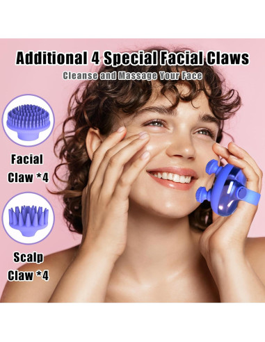 Masajeador de Cuero Cabelludo Eléctrico Viuyougor IPX7 3 Modos