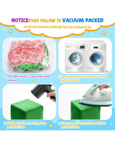 12 Bloques de Construcción de Espuma Vercraft 14 cm Coloridos 2