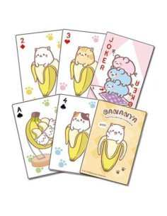 Baraja de Jugar Bananya - 52 Cartas Gran Entretenimiento Oriental