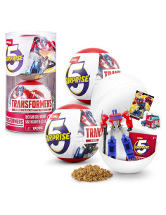 5 Sorpresa Transformers ZURU Serie 1 - 2 Cápulas Coleccionables