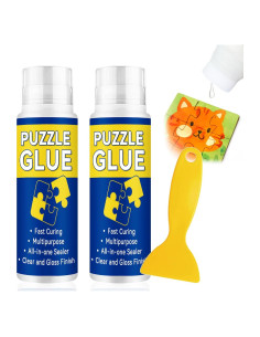 Pegamento para Rompecabezas AstraVox 120ml x2, Secado Rápido