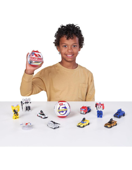5 Sorpresa Transformers ZURU Serie 1 - 2 Cápulas Coleccionables