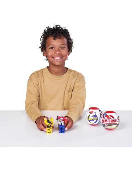 5 Sorpresa Transformers ZURU Serie 1 - 2 Cápulas Coleccionables