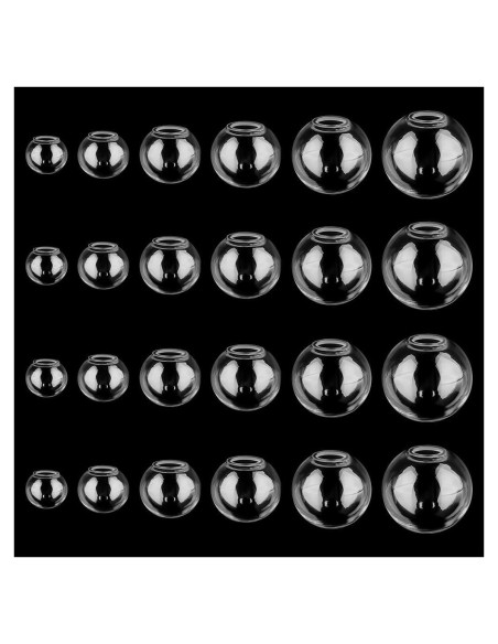 PH PandaHall 180pcs Mini Botellas de Vidrio 8-18mm para DIY