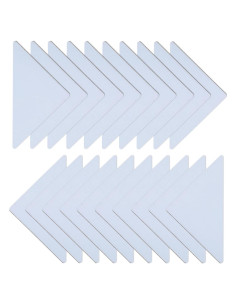 120 Sujetadores de Cuello de Polo SNNSHUN - Antiarrugas PVC