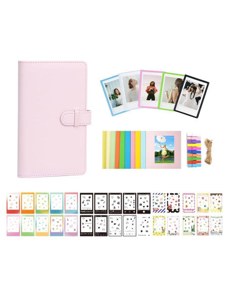 Kit Accesorios Fujifilm Instax Mini Aisnyho Rosa Flor