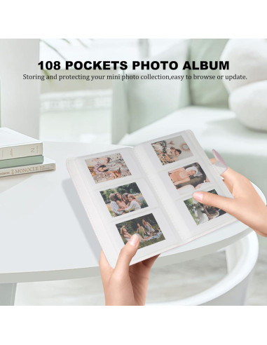 Kit Accesorios Fujifilm Instax Mini Aisnyho Rosa Flor