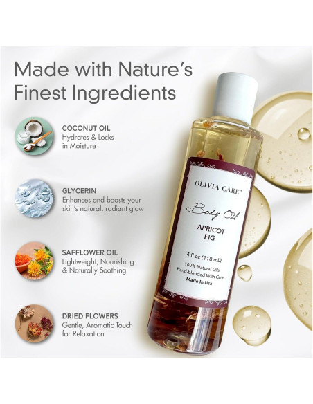 Aceite Corporal Olivia Care Higo de Albaricoque 113g Natural