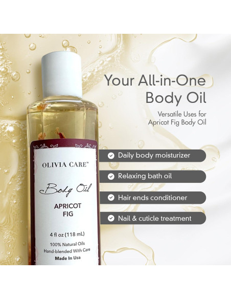 Aceite Corporal Olivia Care Higo de Albaricoque 113g Natural