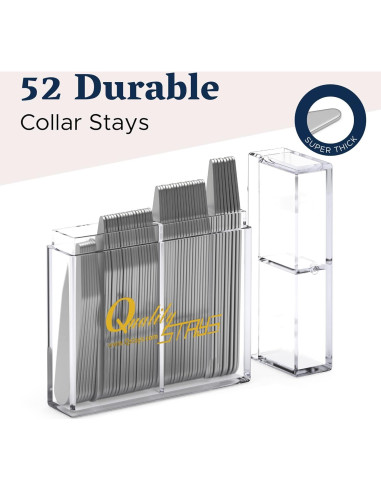 Varillas de Cuello de Metal Quality Stays - 52 Piezas en 4 Tamaños