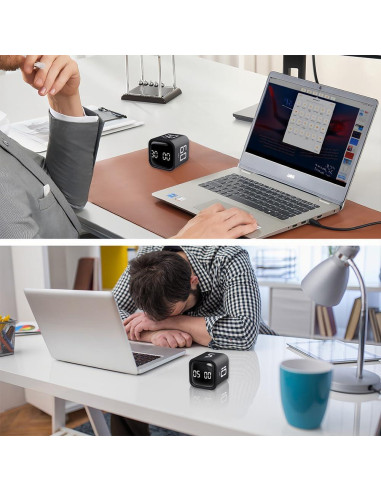 Temporizador Cubo de Gravedad Lwuey - LED Ajustable 500mAh