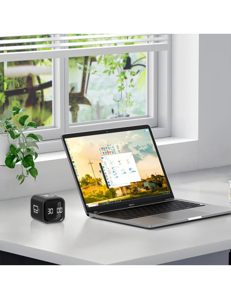 Temporizador Cubo de Gravedad Lwuey - LED Ajustable 500mAh