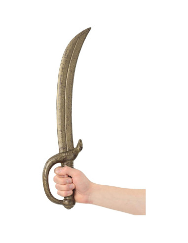 Espada Cutlass Dorada de Pirata Fun Costumes - Juguete 52cm