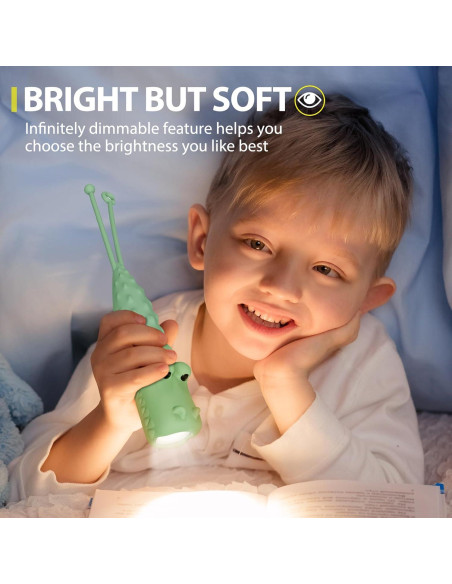 Linterna Recargable Loveruis Cocodrilo Tiburón para Niños