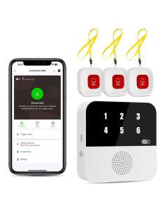 Botón de Llamada Inalámbrico LORA con Hub y 3 Botones IP65