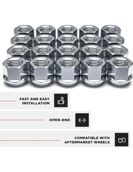 Tuerca Acorn Abierta White Knight 1304-1S-20AM Zinc 20 Piezas