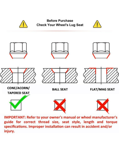 Tuerca Acorn Abierta White Knight 1304-1S-20AM Zinc 20 Piezas