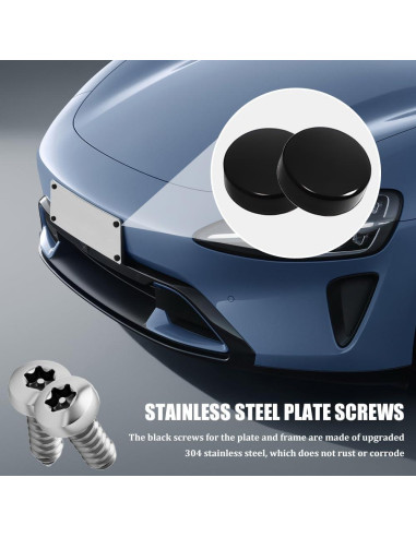 Kit de Tornillos Antirrobo para Placa de Matrícula M6 Lyxheth