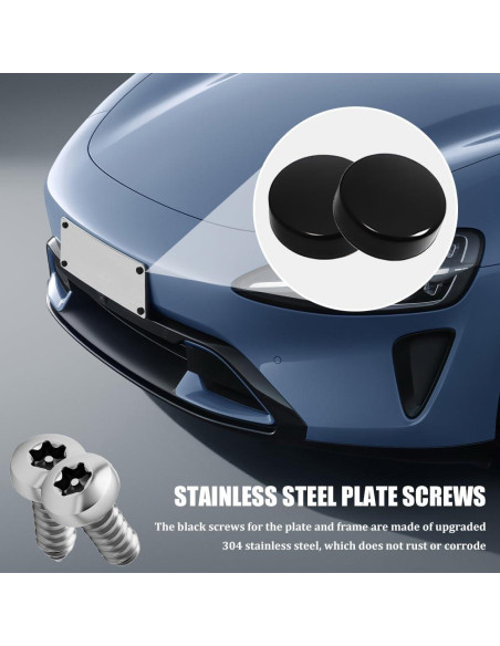 Kit de Tornillos Antirrobo para Placa de Matrícula M6 Lyxheth
