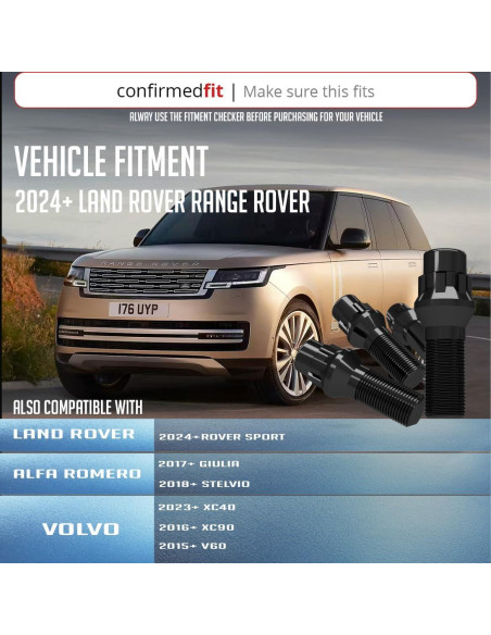 Cerraduras de Rueda M14x1.5 Accesorios de Rueda Partes 4 Pzas