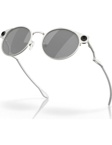 Gafas de sol Oakley para hombre Prizm negras 50 mm cromo satinado