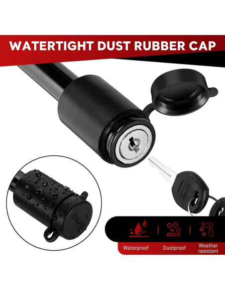 Cerradura de Pasador de Enganche BOYISEN 5/8" Acero Alta Resistencia